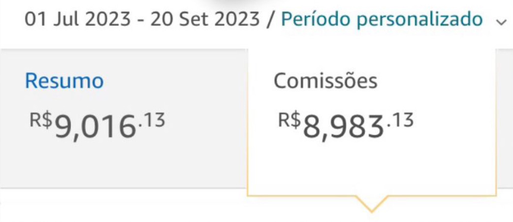 COMISSÕES AMAZON